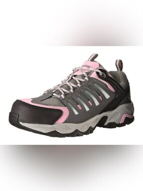 NEW Women's Wolverine Gazelle Grey and Pink Safety Shoes